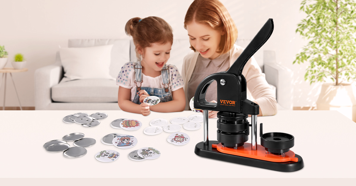 Amazon.com: VEVOR Button Maker Machine, 2.25 inch/58mm Pin Maker
